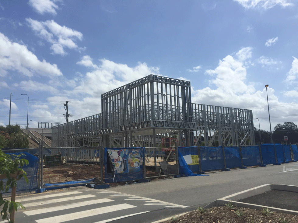 KFC Park Ridge in construction